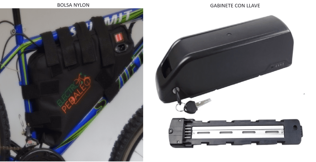 GABINETE PARA BATERÍA DE BICICLETA ELÉCTRICA